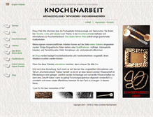 Tablet Screenshot of knochenarbeit.de